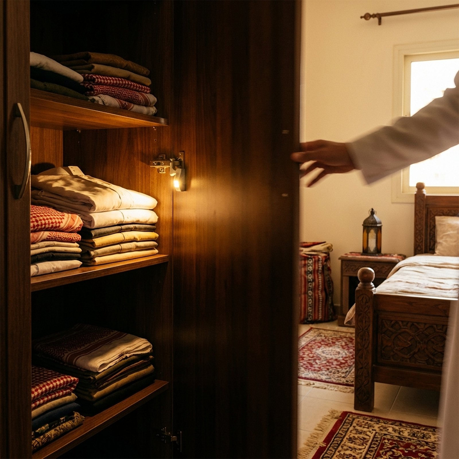 مصباح المفصل الداخلي للخزانة 4 حبات - الصورة 3
