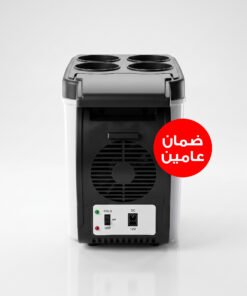 حافظة سيارة كهربائية 6 لتر تبريد وتسخين 12 فولت – ميني فريزر متنقل للسيارة والرحلات والتخييم