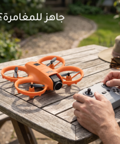 درون ميني بكاميرتين وحماية للمراوح – تصوير وطيران بأمان