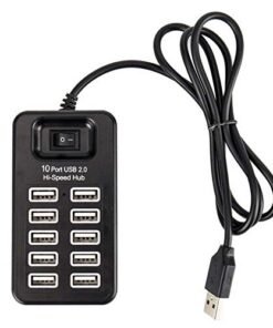 محور طاقة 10 منافذ USB