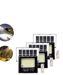 عرض 3 مصباح لاسلكي بالطاقة الشمسية 200 واط دينكس