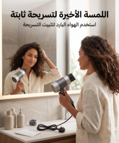 • جهاز تصفيف الشعر الاحترافي منخفض الضوضاء