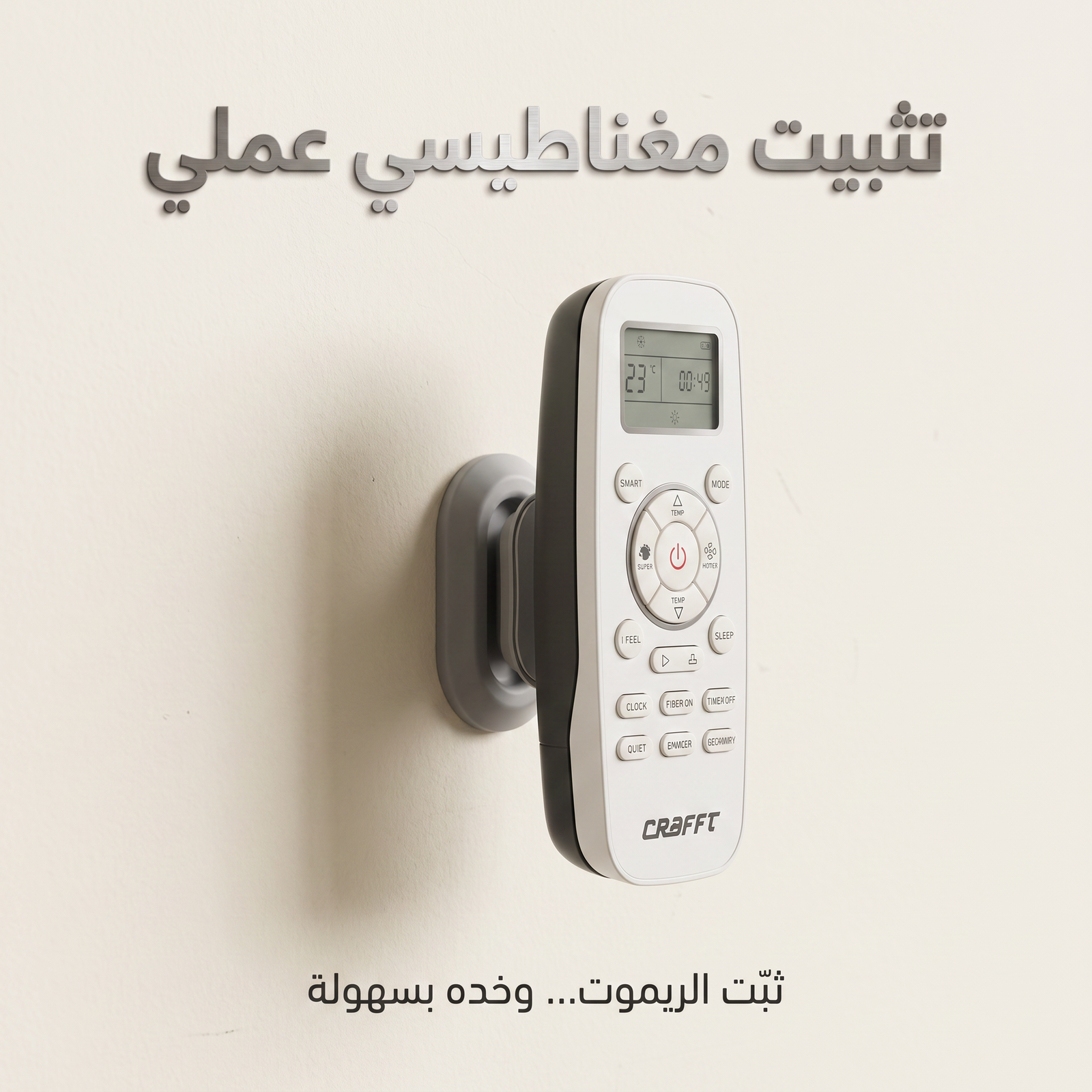 حامل مغناطيسي يثبت على الحائط، متعدد الاستخدامات وذاتي اللصق - الصورة 2