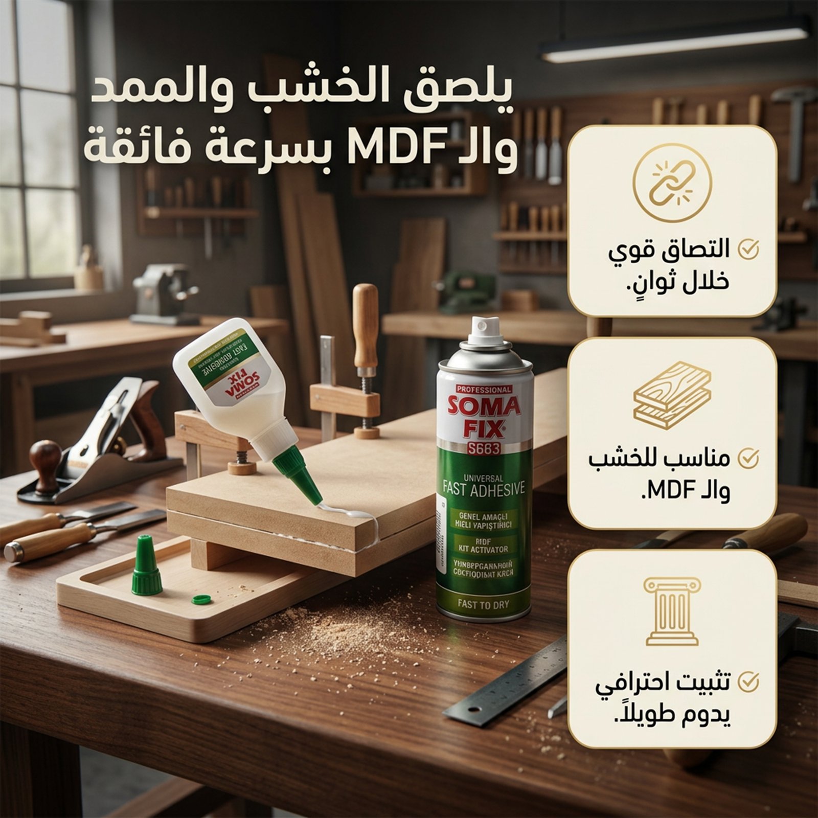 لاصق فوري سريع التثبيت لجميع الاستخدامات - الصورة 2