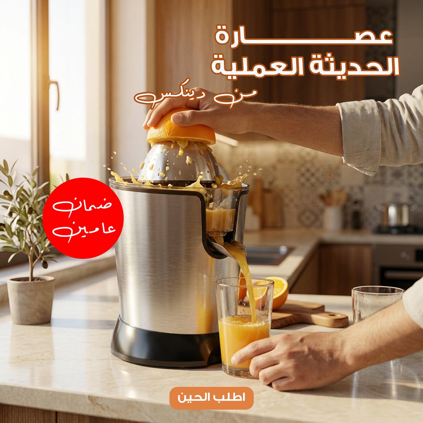 عصارة الحديثة العملية بضمان عامين من دينكس - الصورة 2