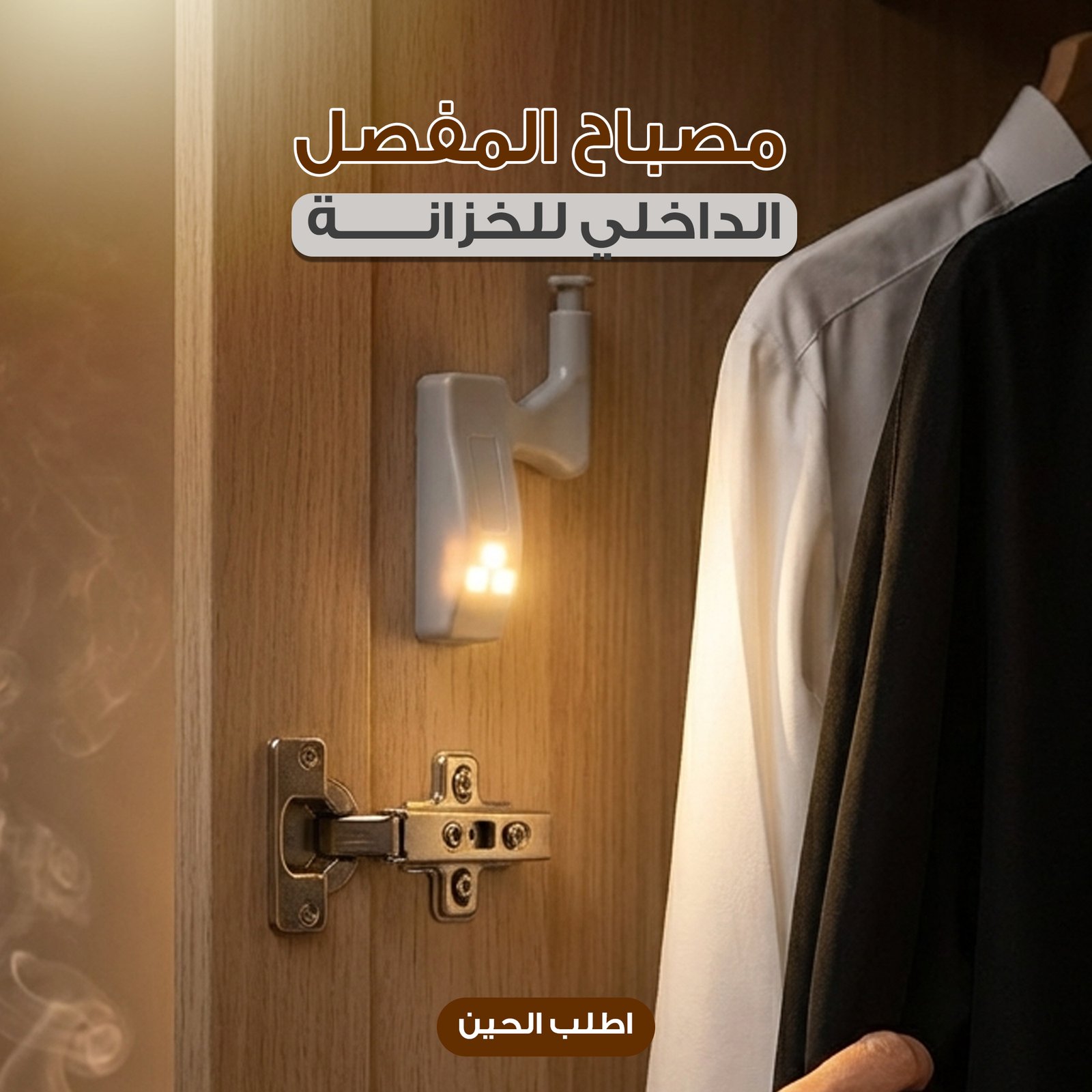 مصباح المفصل الداخلي للخزانة 4 حبات - الصورة 2