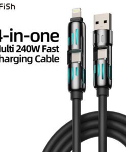 كابل شحن USB متعدد 4 في 1