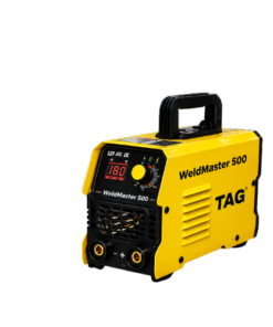 ماكينة لحام TAG WeldMaster 500 بقدرة 120 أمبير، 220 فولت بتقنية IGBT، خفيفة ومحمولة، بضمان عام