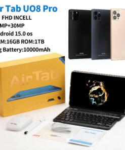 تابلت U08 Pro (ضمان 6 اشهر ) بكيبورد و ماوس بلوتوث+ مجموعة هدايا