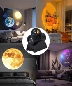 مصباح عرض بدقة 4K Ultra HD مع شرائح فيلم
