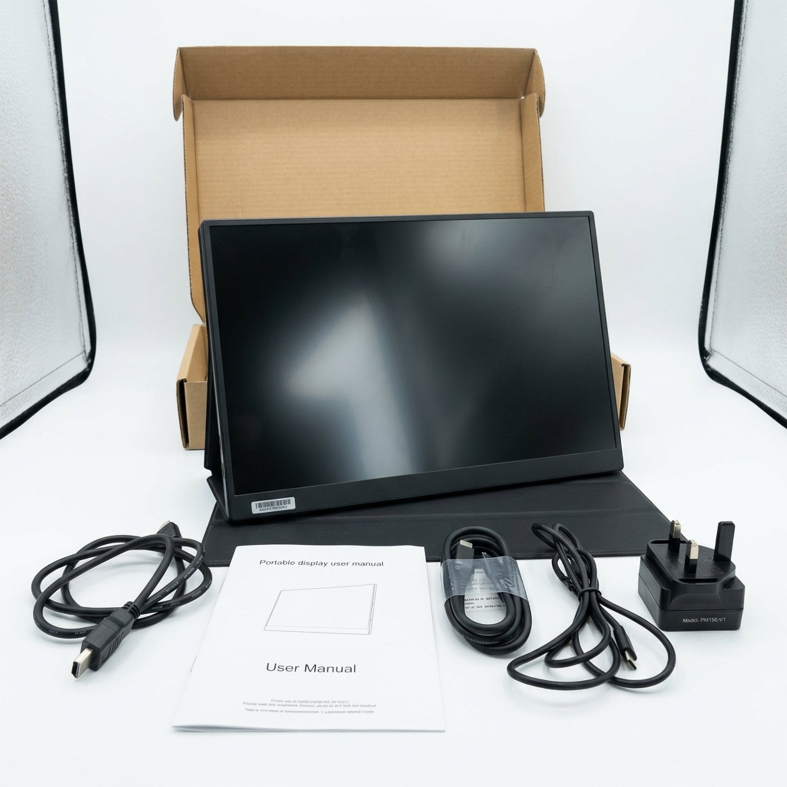 Portable Monitor Dual USB C HD 14 Inch - الصورة 3