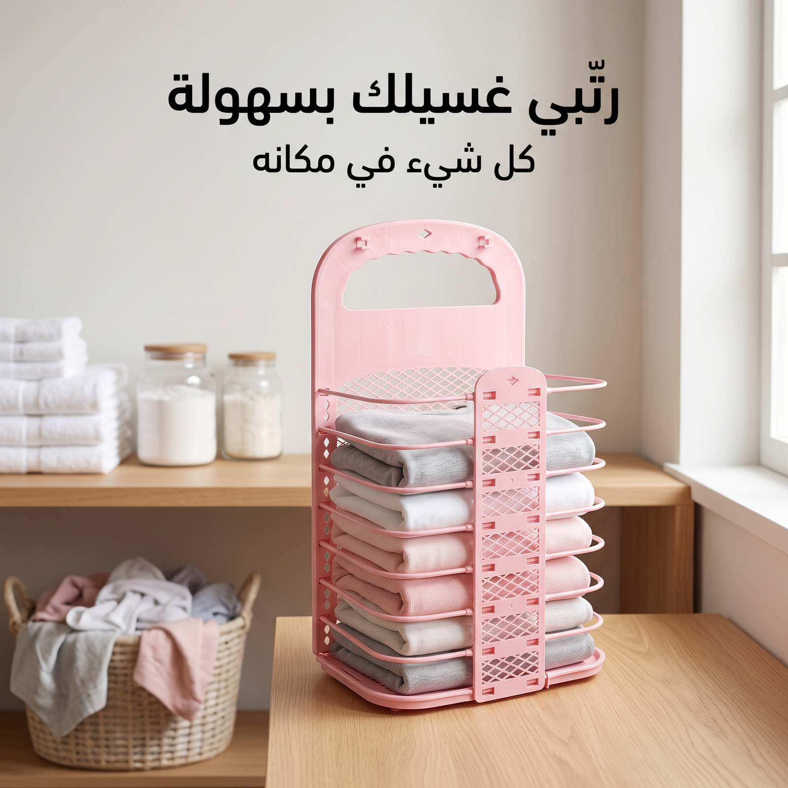 منظم الغسيل الجداري الذكي – متعدد الأدوار - الصورة 3