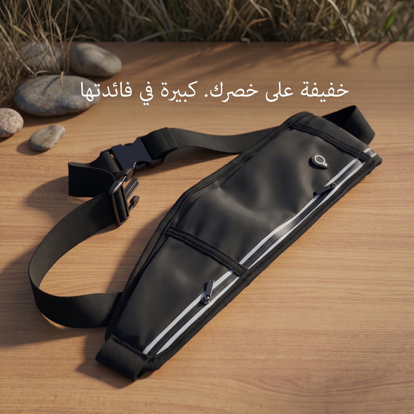 حقيبة خصر رياضية للجنسين، حامل نقود وهاتف - الصورة 2