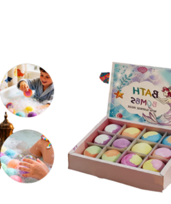 عرض 12 كرة فوارة ملونة للأطفال