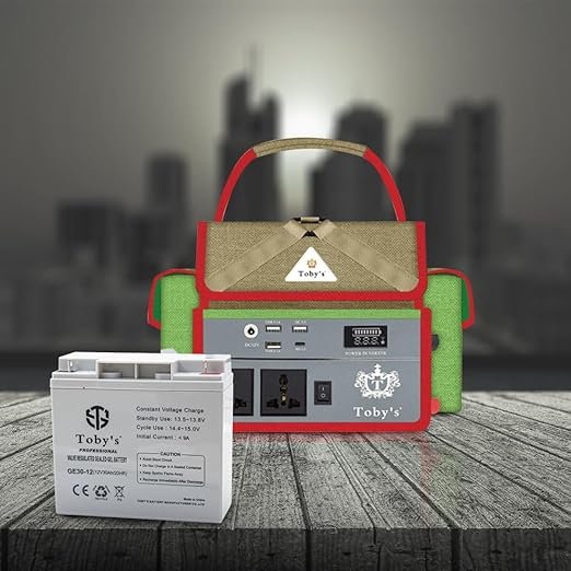 محطة طاقة محمولة مع منافذ USB متعددة بطارية خارجية سريعة الشحن بطارية قوية تدوم أكثر من 10 ساعات للسفر والتخييم والاستخدام المنزلي في حالات الطوارئ - الصورة 3
