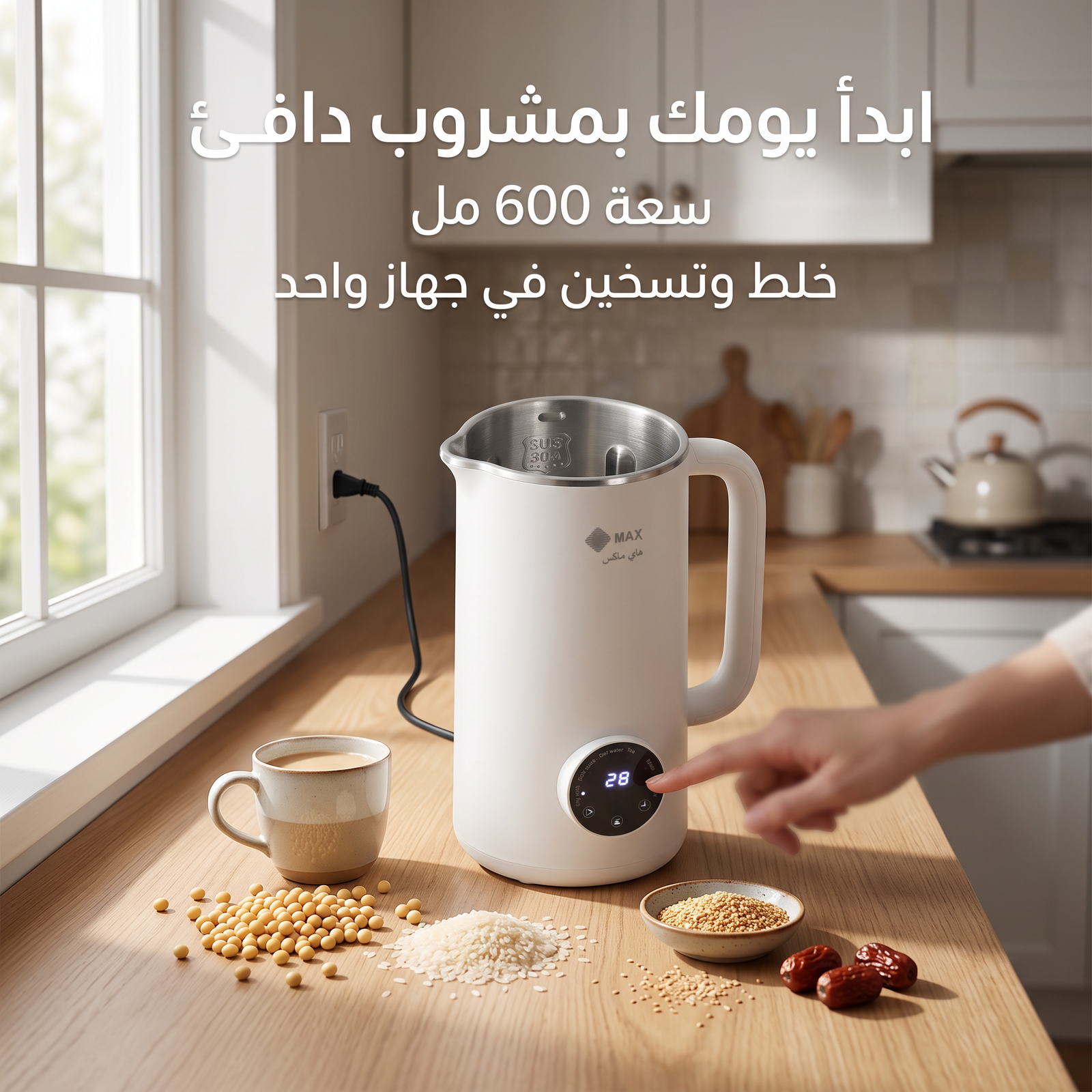 خلاط متعدد الاستخدام مع خاصية التسخين - الصورة 2
