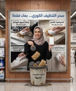 السفنجه الكوري للتنضيف - الحل الامثل سحر حقيقي، بماء فقط، لكل منزلك