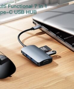 7 في 1 من النوع C إلى محور USB خارجي