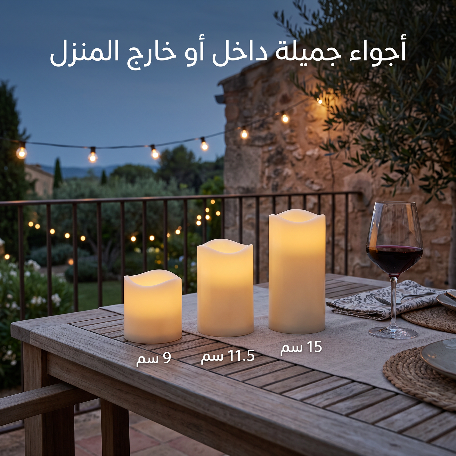 شمعه ذكيه بريموت RGB