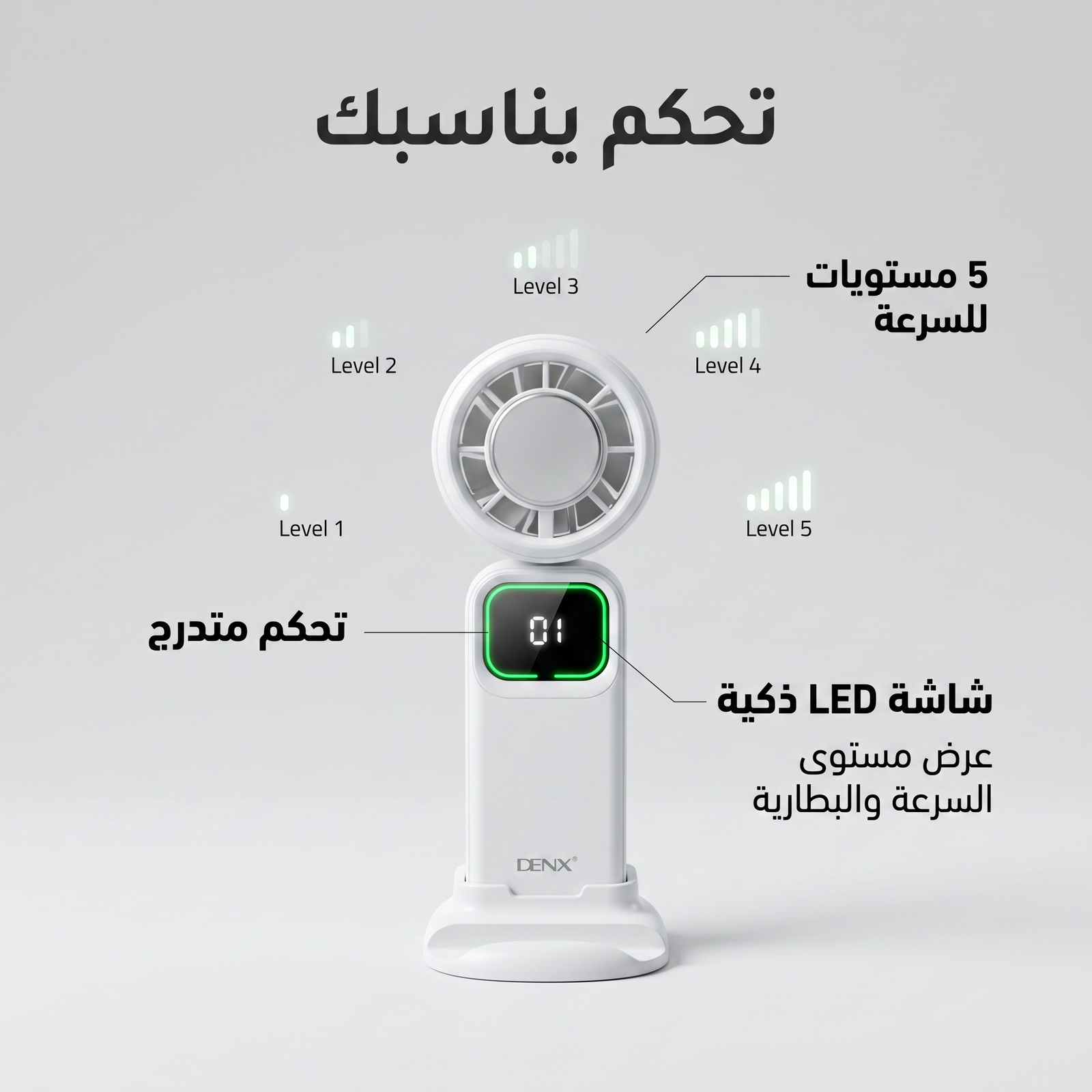 مروحة رقبة توربو محمولة - الصورة 4
