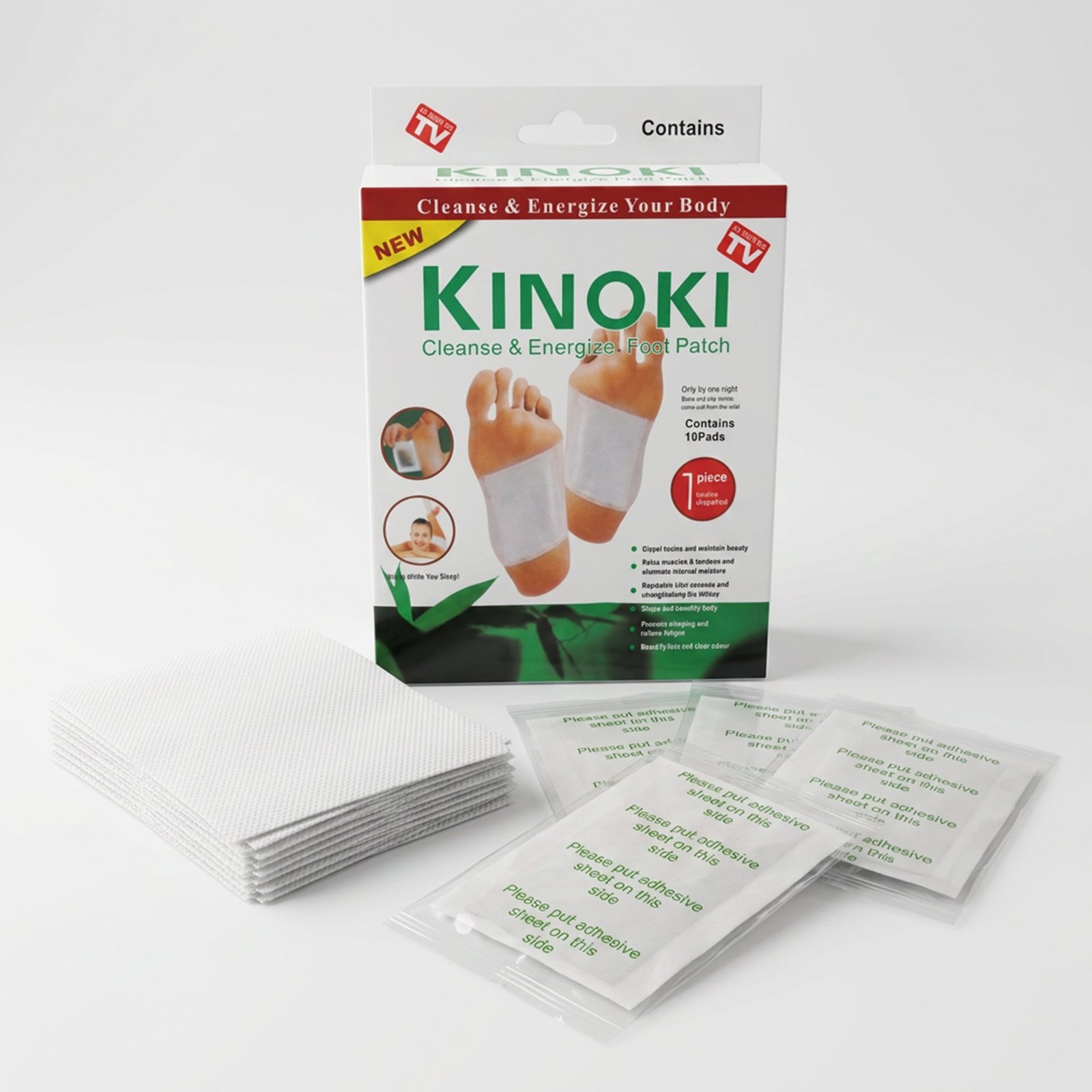 لاصقة سحب سموم الجسم من القدمين KINOKI