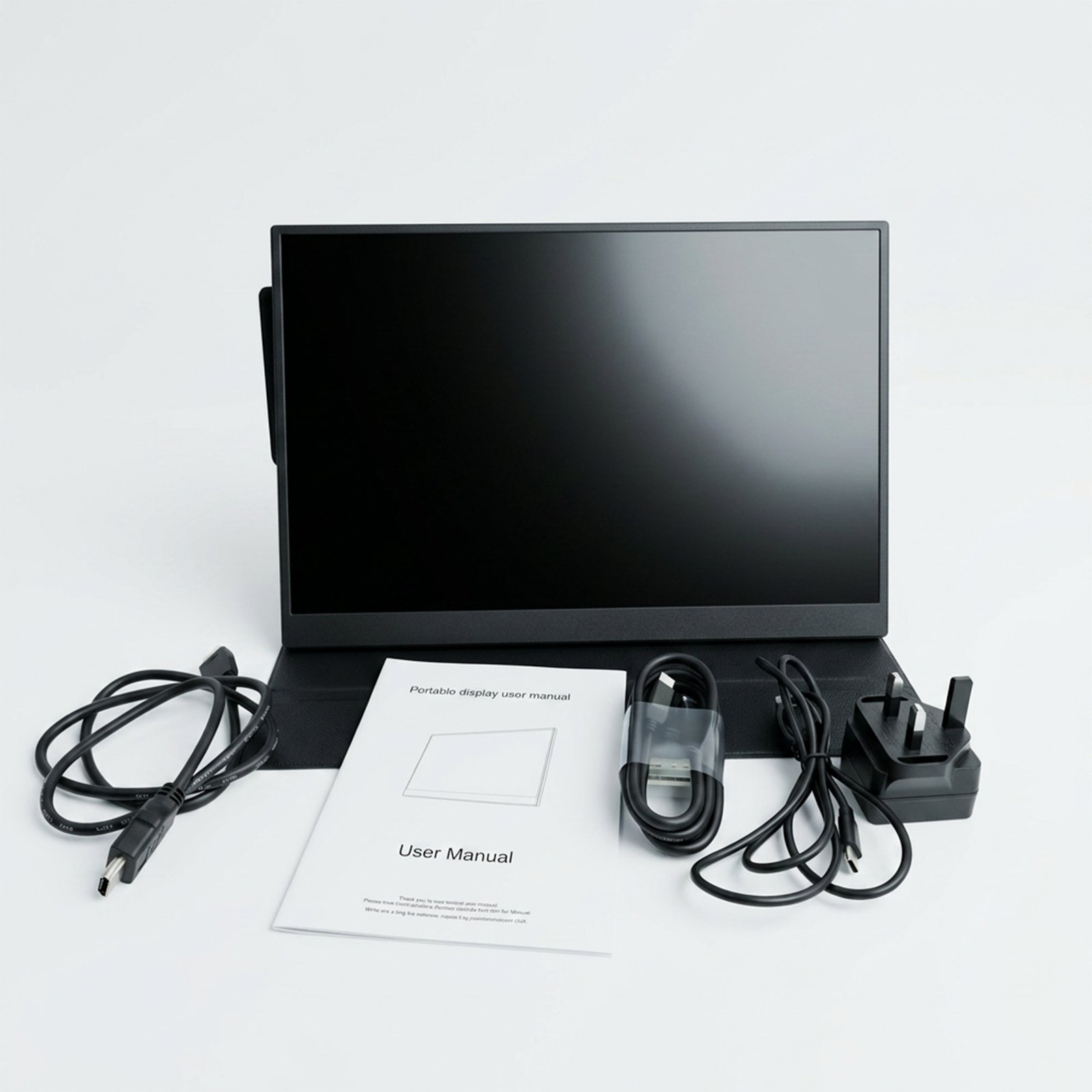 Portable Monitor Dual USB C HD 14 Inch - الصورة 2