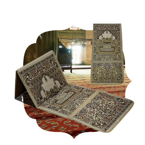 عرض 2 سجادة الصلاة الطبية ومسند الظهر 2 في 1