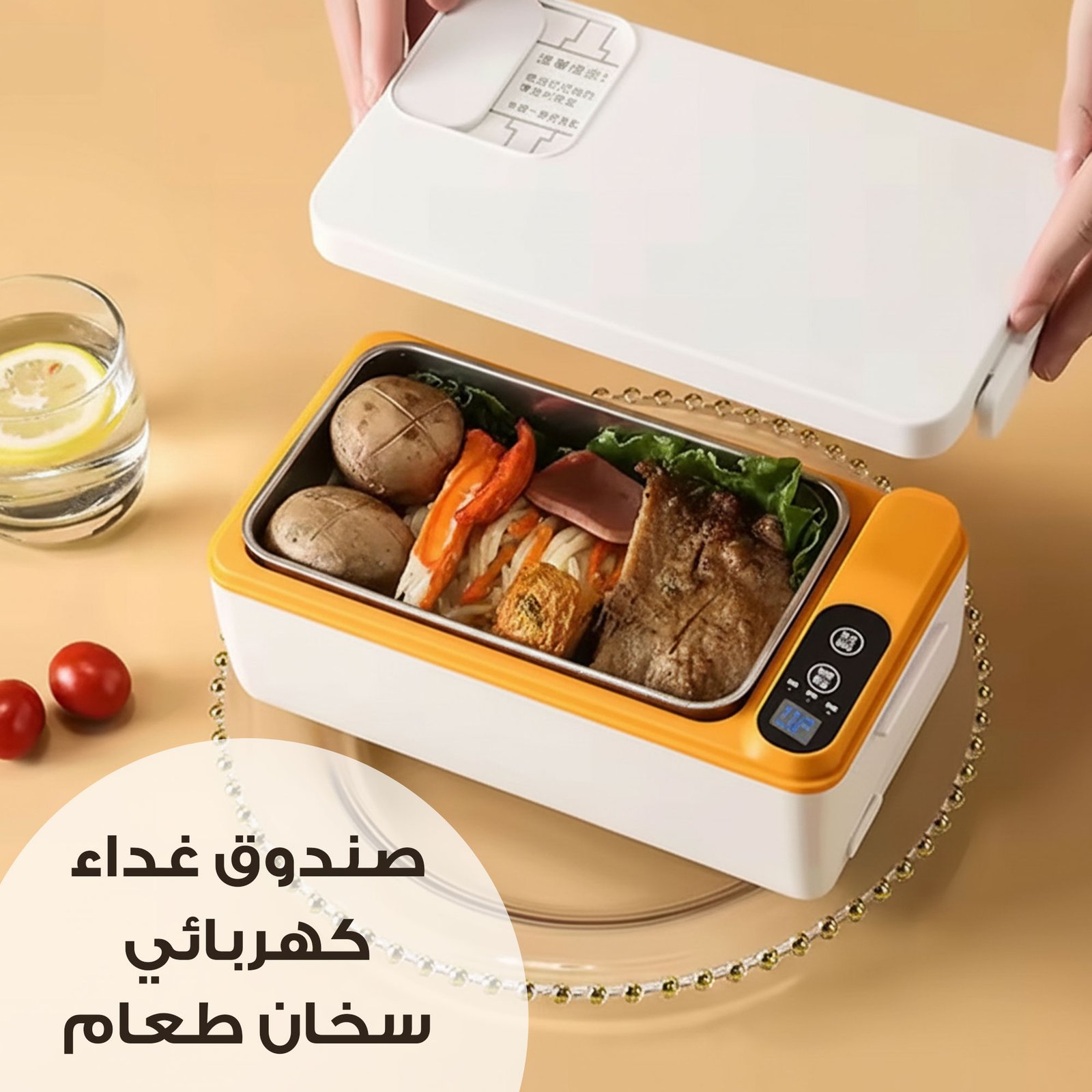 صندوق غداء كهربائي سخان طعام - الصورة 2