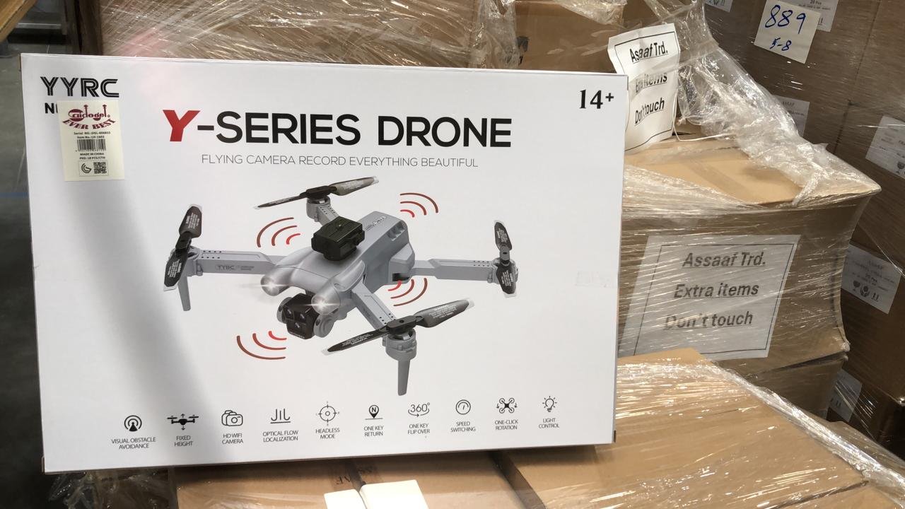 طائرة Drone فائقة الدقة 4K ابيض - الصورة 2