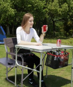 عرض حبتين كرسي بمسند قابل للطي للتخييم