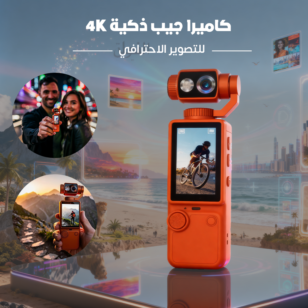 كاميرا جيب ذكية 4K للتصوير الاحترافي - الصورة 4