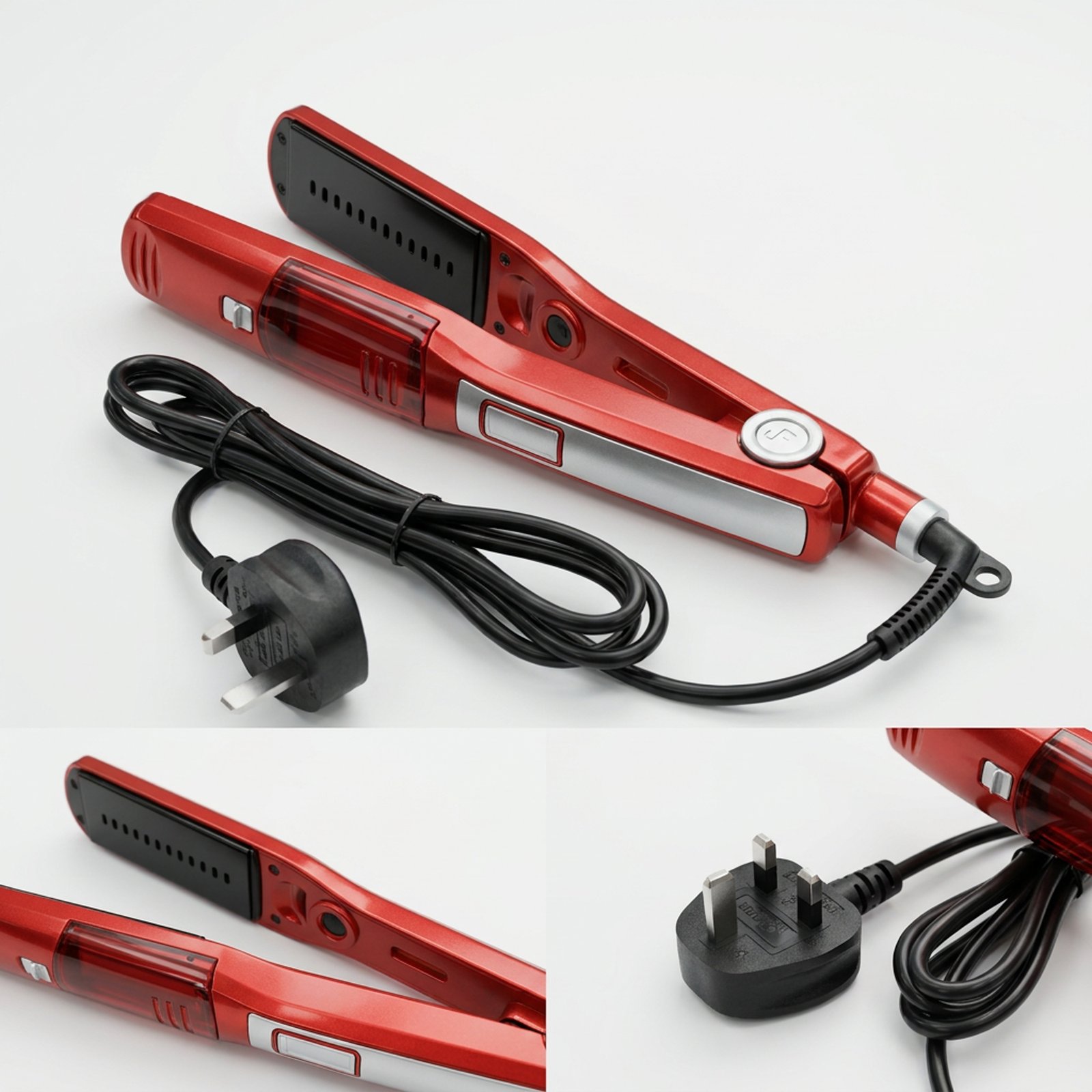 مكواة فرد الشعر بالبخار مع 5 إعدادات للحرارة شبيهة Babyliss - الصورة 4