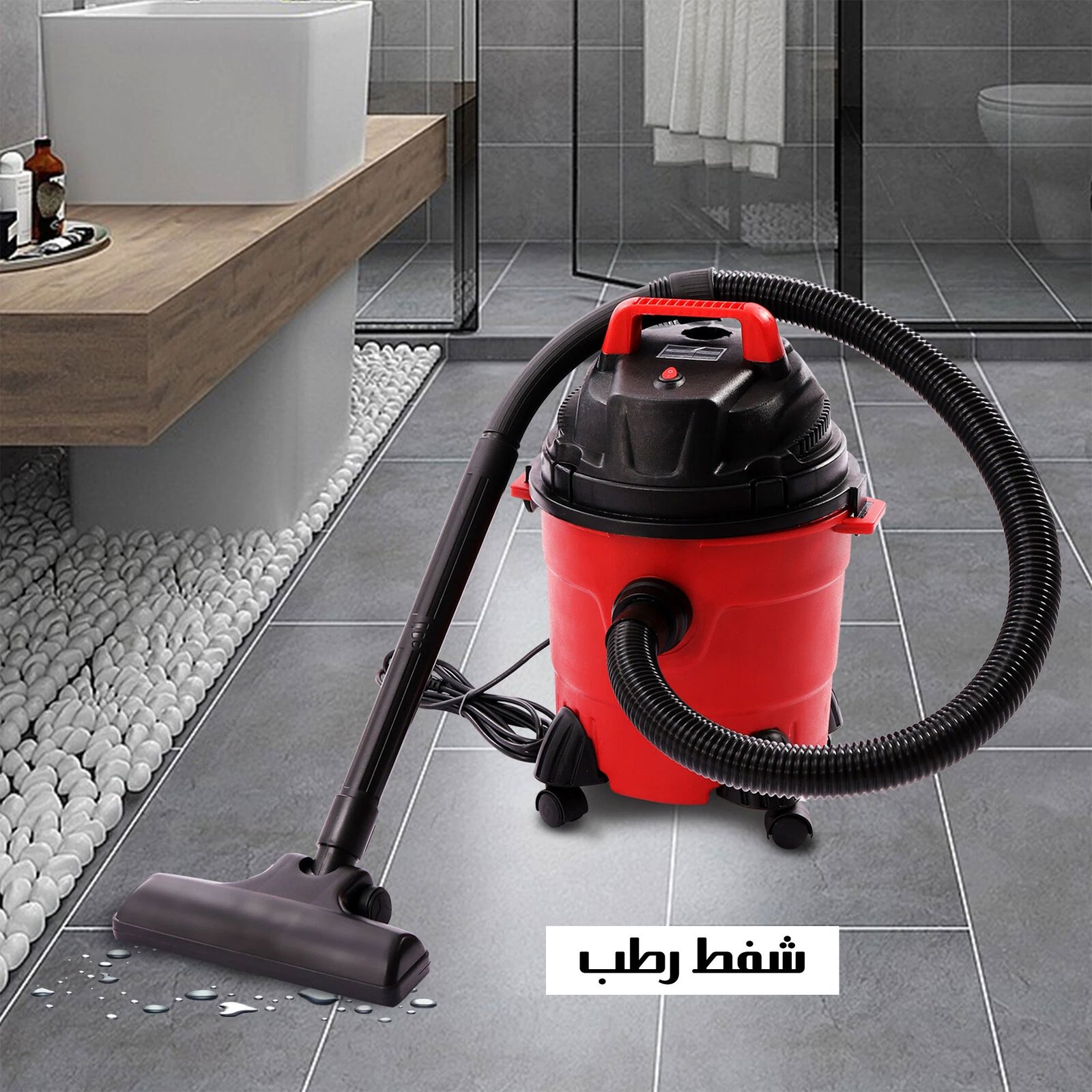 مكنسة كهربائية 3 في 1 جاف ورطب ونفخ سيلفر كريست 12 لتر - الصورة 3