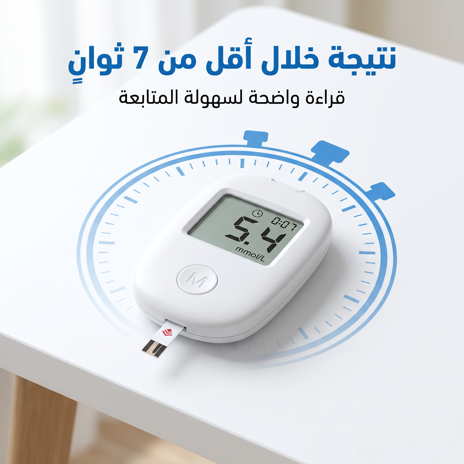 جهاز قياس السكر الذكي بدقة عالية - الصورة 2