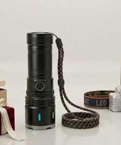 مصباح  ليزر أبيض قابل للتكبير والتصغير بقوة 100000 لومن بضمان عام + كشاف الرأس التلسكوبي هدية