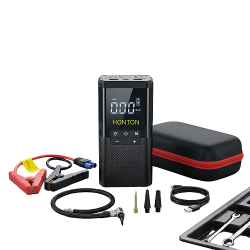 جهاز تشغيل بطارية السيارة (Jump Starter) ومنفاخ 5*1 HONTON