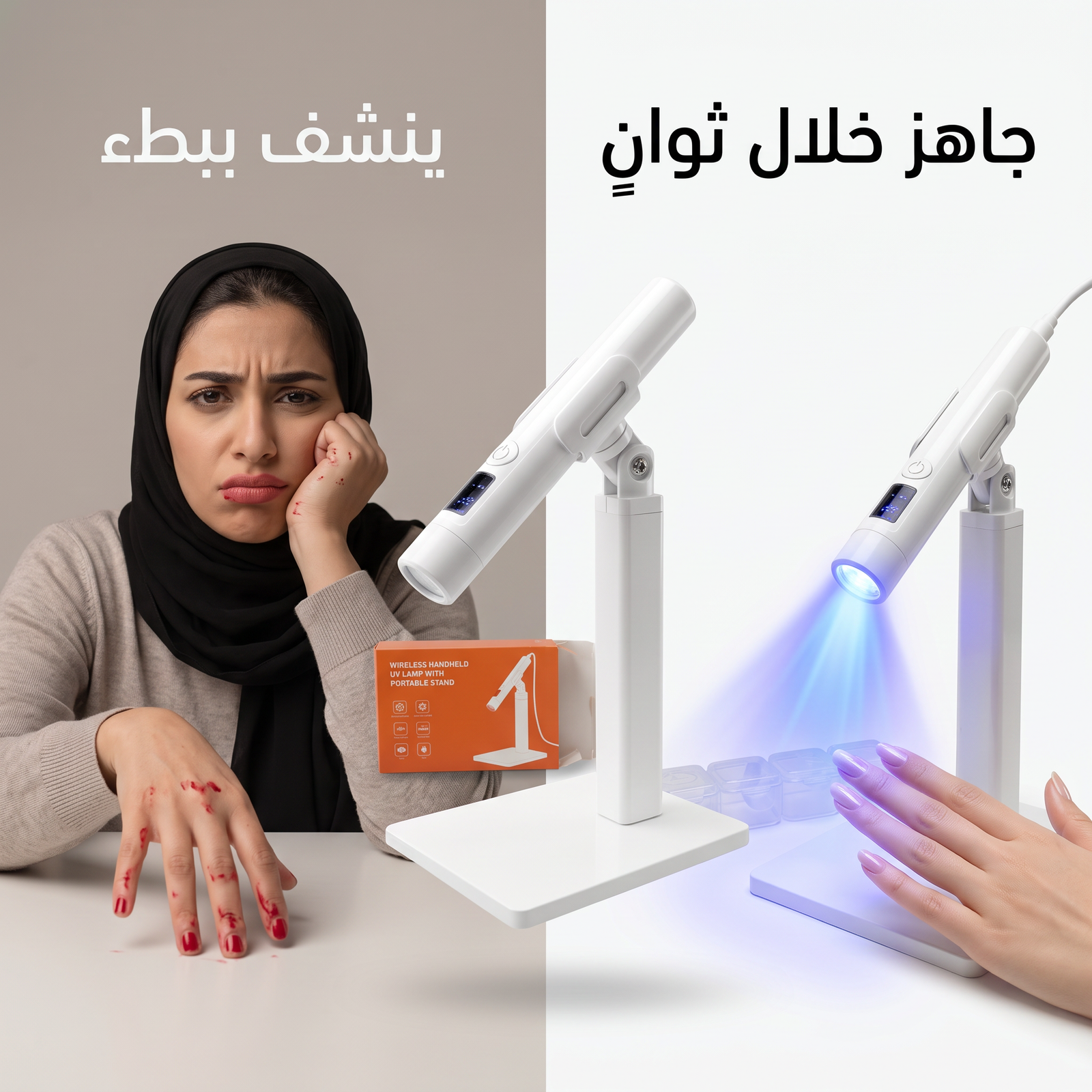 جهاز تجفيف وتزين الاظافر 2*1 - الصورة 3