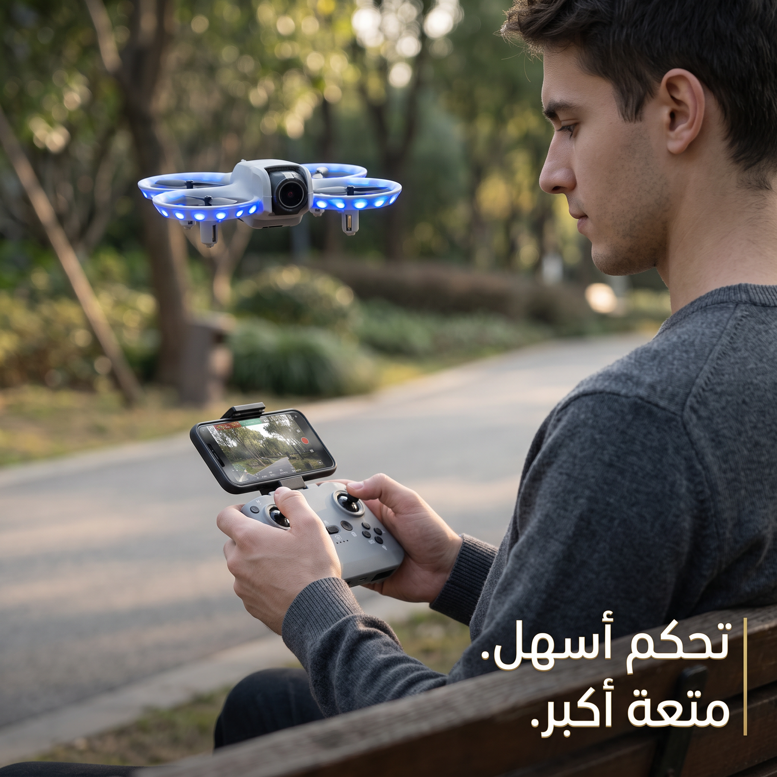 درون V08P NEO ميني – بطاريتين وطيران ممتع - الصورة 2