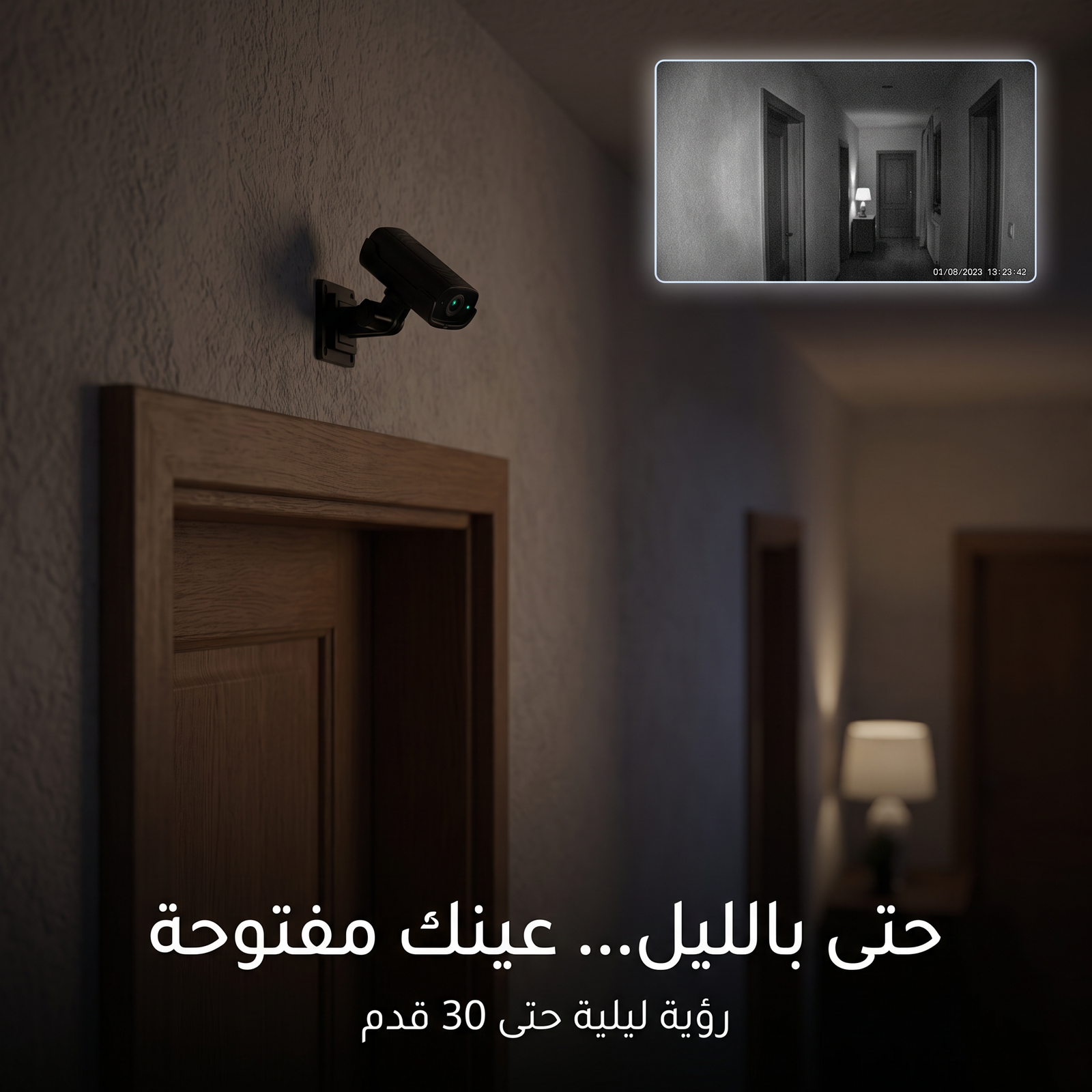 الكاميرا الذكية ضد الموية للسيارة والمنزل بجودة تصوير full hd - الصورة 2