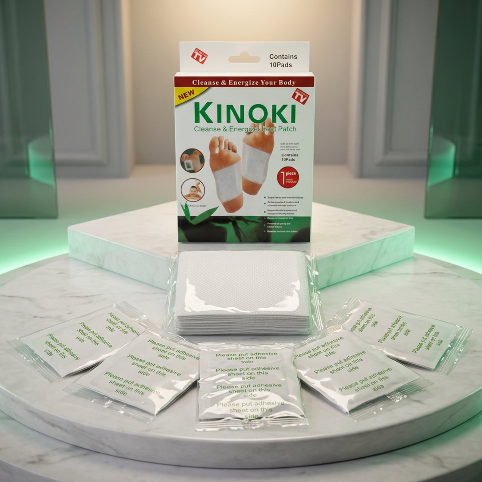 لاصقة سحب سموم الجسم من القدمين KINOKI - الصورة 4