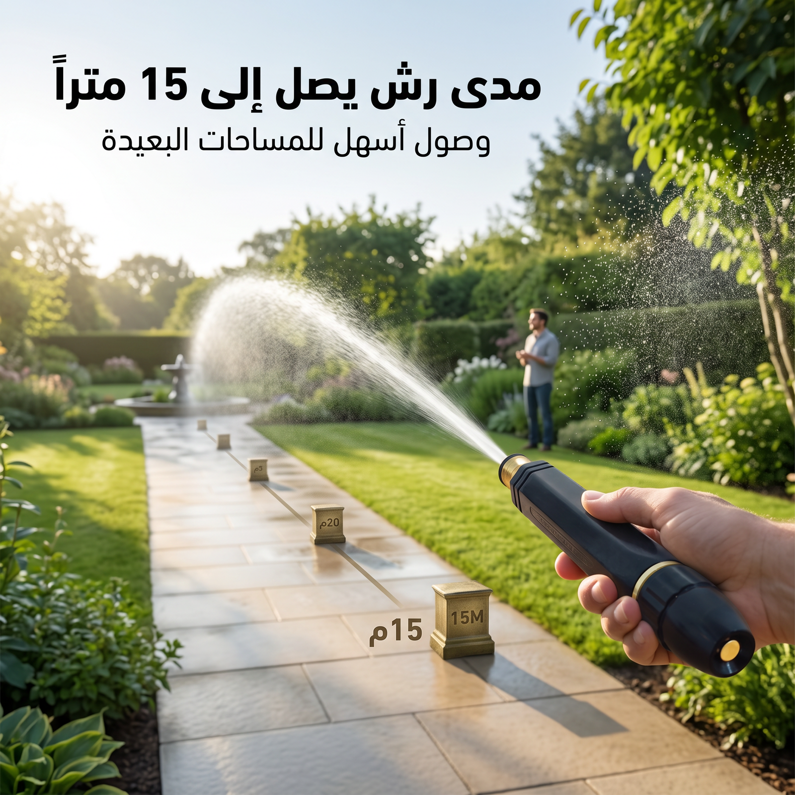 • وصلة لضخ المياه