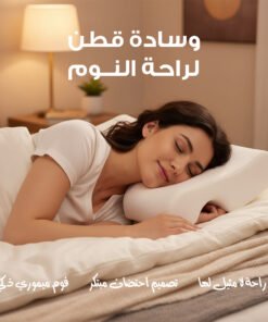 وسادة قطن لراحة النوم