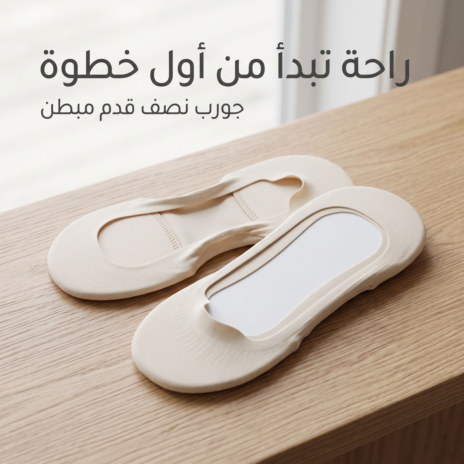 شراب الراحه الطبيه لأسفل القدم (مقاس مرن) - الصورة 6
