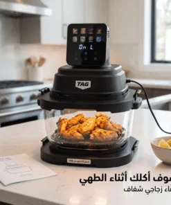 قلاية هوائية زجاجية TAG