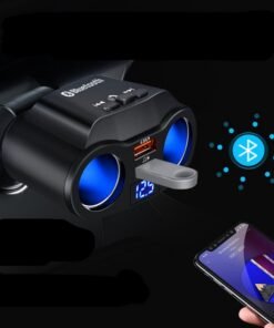 جهاز استقبال بلوتوث للسيارة مشغل MP3 وجهاز إرسال الصوت Fm