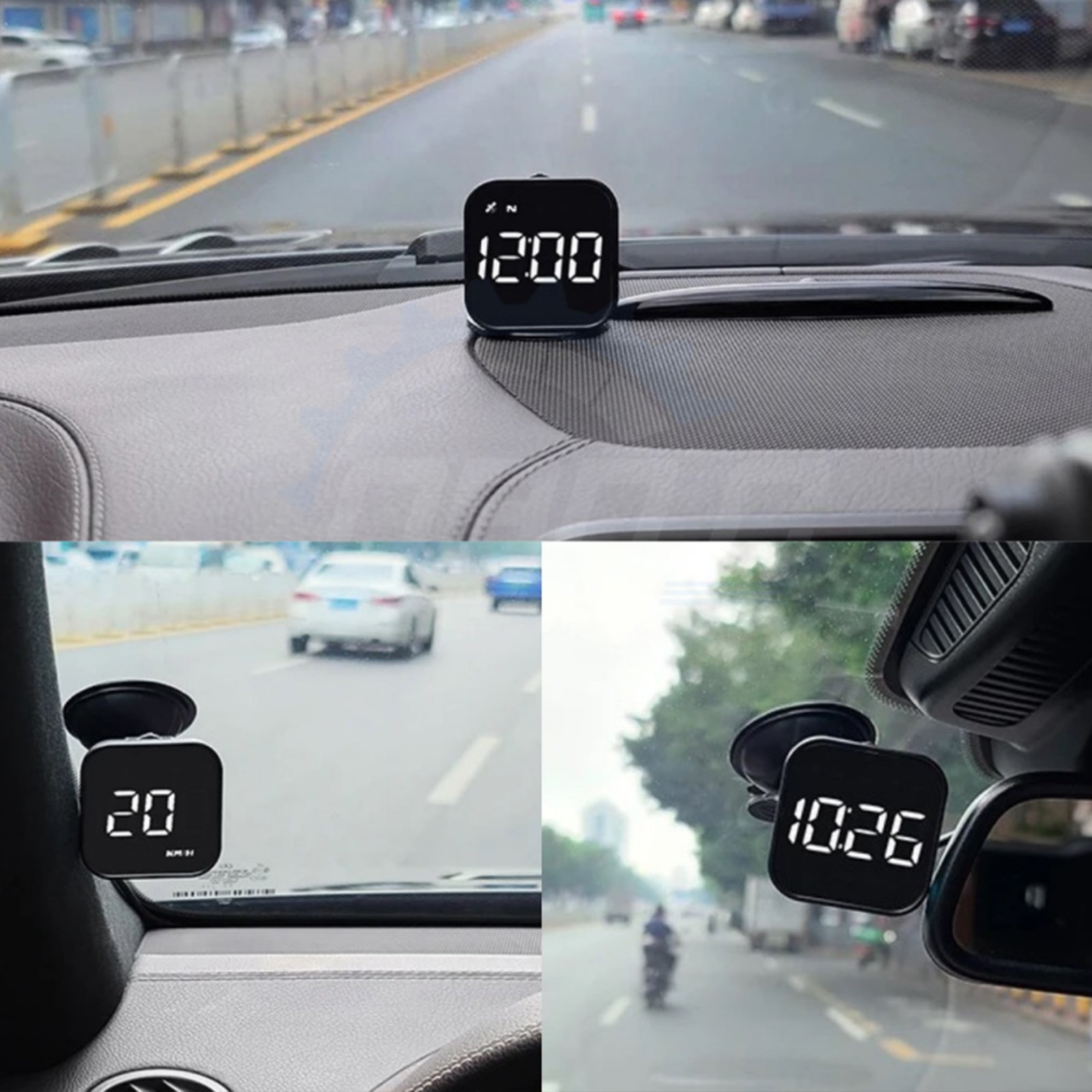 عداد سرعة رقمي KMH/MPH مع GPS ذكي وتنبيه زيادة السرعة - الصورة 4