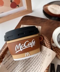 متوافق مع Apple، جراب سماعة أذن Creative M Coffee Cup مصنوع من السيليكون الناعم