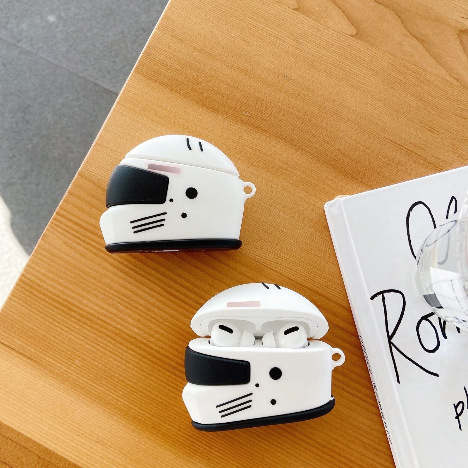 متوافق مع Apple، غطاء حماية Airpods Pro لخوذة الدراجات النارية - الصورة 4