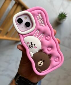 لطيف حالة الهاتف الطابع 3D