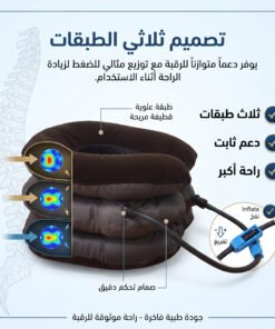 وسادة للرقبة قابلة للنفخ